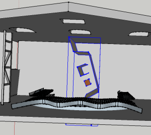 Fig. 19 shows how the screens model required rotating 90 degrees to the left